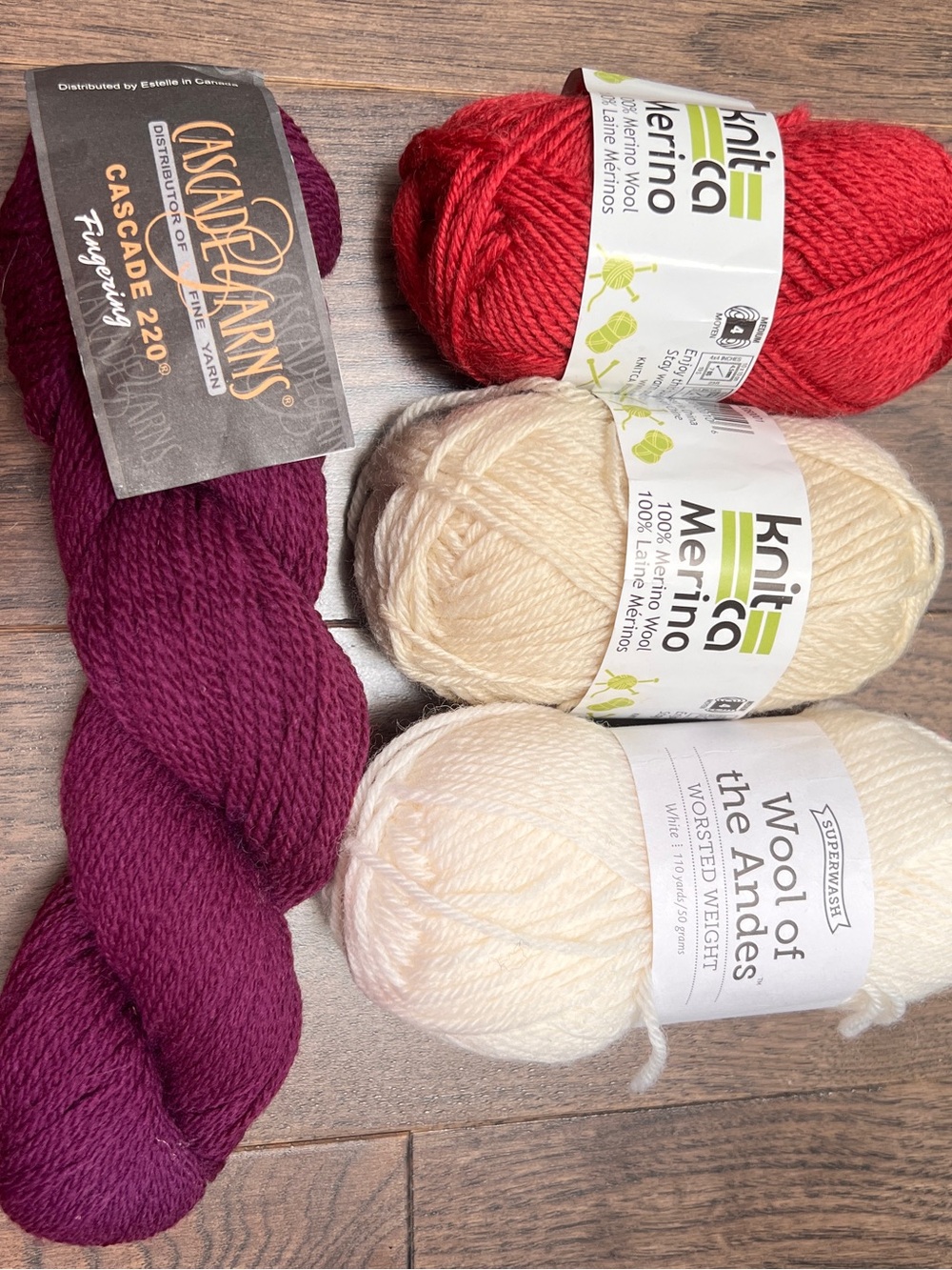 Wool yarn for knitting or crochet
